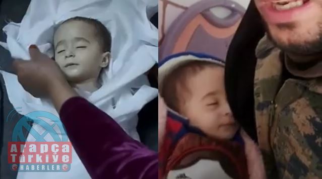 فيديو متداول لوفاة طفلة رضيعة بالشمال السوري بسبب الجوع