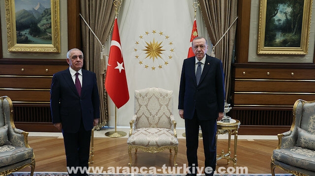 أردوغان يلتقي رئيس وزراء أذربيجان في أنقرة