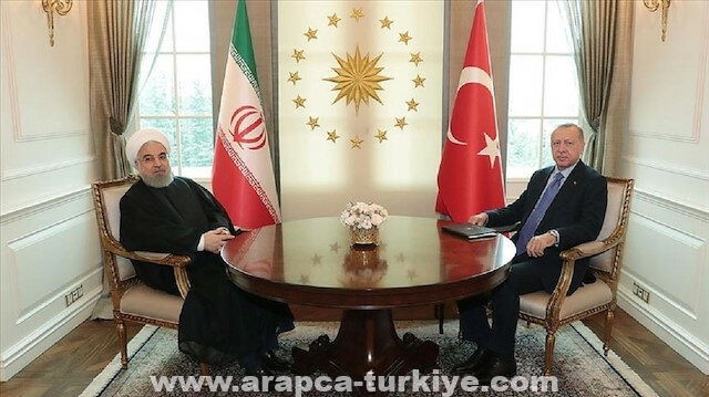 أردوغان وروحاني يبحثان التطورات الإقليمية والتعاون المشترك