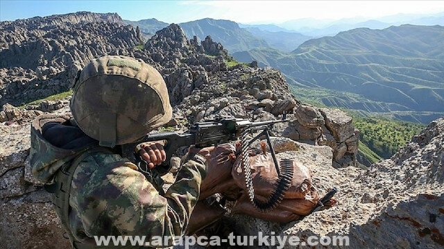 تركيا: تحييد 4 إرهابيين من "ي ب ك/ بي كا كا" شمالي سوريا