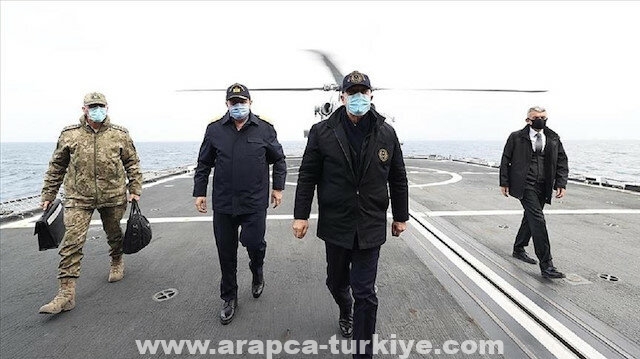 قادة الجيش التركي يشرفون على مناورات "الوطن الأزرق 2021"