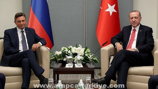 أردوغان ونظيره السلوفيني يبحثان سبل تعزيز العلاقات