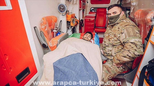 تركيا تستقبل 10 من جرحى أذربيجان في معارك "قره باغ"