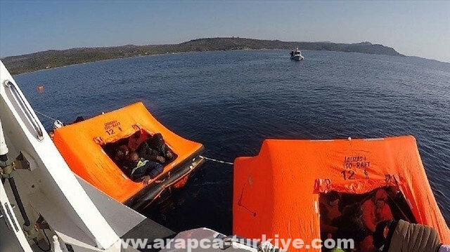 تركيا..إنقاذ 36 مهاجرًا غير نظامي من الغرق ببحر "إيجه"