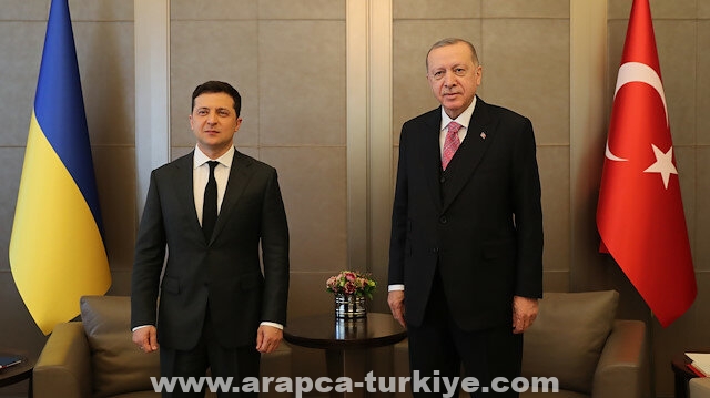 الرئيس أردوغان يلتقي نظيره الأوكراني في إسطنبول
