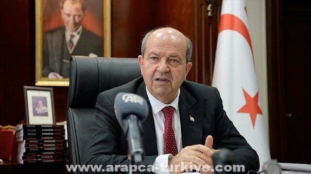 رئيس قبرص التركية: لا تغيير في موقفنا بشأن الحل بالجزيرة