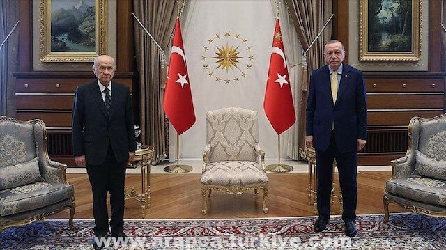 أردوغان يلتقي زعيم "الحركة القومية" في أنقرة