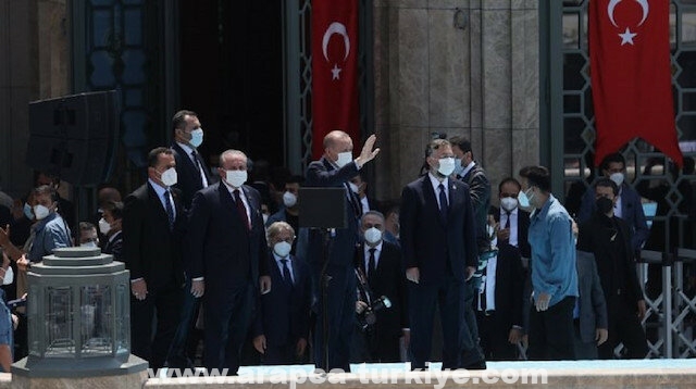 الرئيس أردوغان: مسجد تقسيم هدية لإسطنبول
