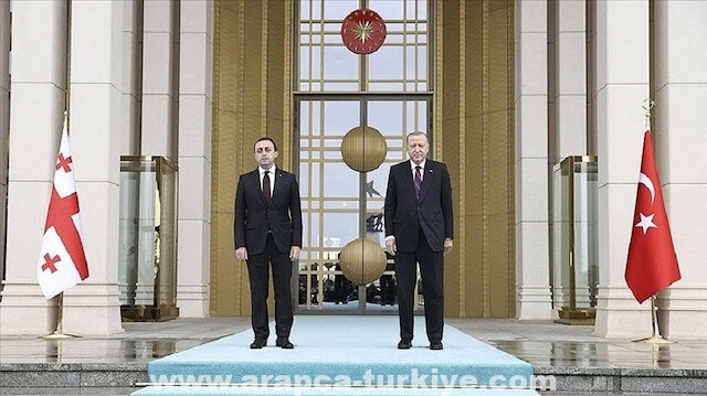وسط مراسم رسمية.. أردوغان يستقبل رئيس وزراء جورجيا