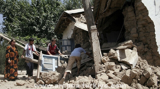 مصرع 5 أشخاص في زلزال ضرب شرقي طاجيكستان