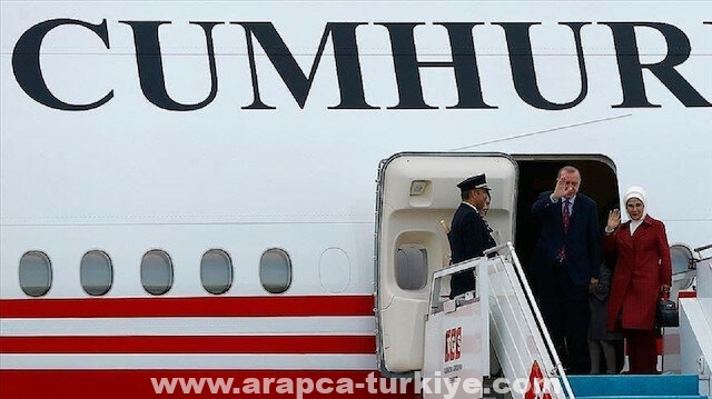 الرئيس أردوغان يغادر قبرص التركية