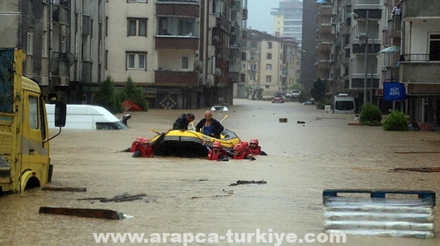 بسبب السيول.. إعلان 3 أقضية تركية "منطقة كوارث"