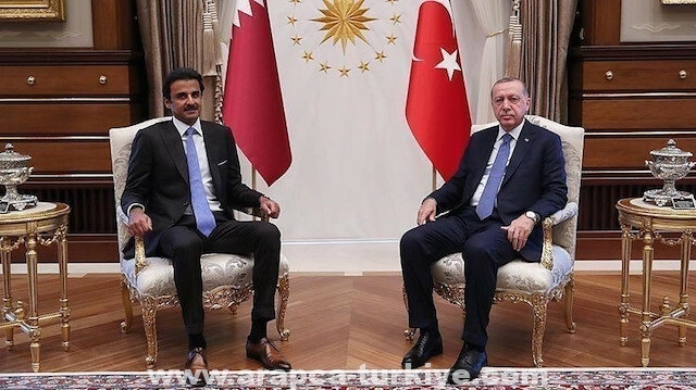 أردوغان وأمير قطر يبحثان تعزيز علاقات التعاون الاستراتيجية
