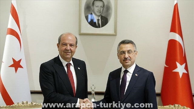 رئيس قبرص التركية يلتقي نائب أردوغان