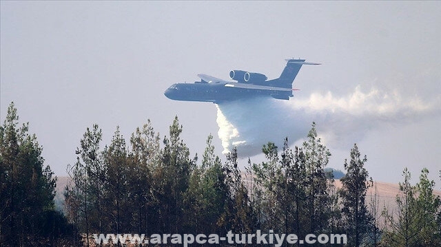 تركيا.. سقوط طائرة إطفاء أثناء إخماد حريق بمرعش