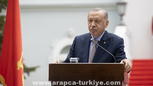 أردوغان يشيد بمساهمات تركيا والجبل الأسود لإحلال السلام