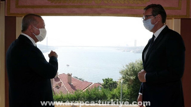 أردوغان يلتقي نظيره الصربي في إسطنبول