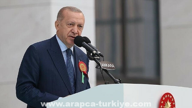 أردوغان: سنعرض على الأمة تصوراتنا للدستور الجديد مطلع 2022