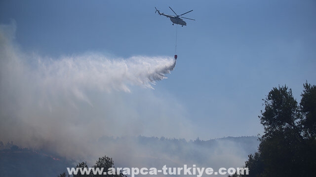 اندلاع حرائق غابات غربي تركيا