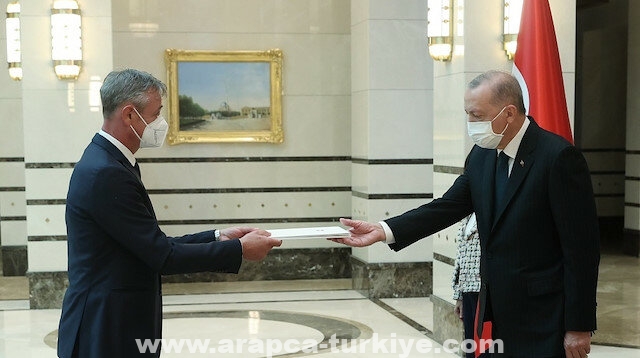 الرئيس التركي يتسلم أوراق اعتماد سفيري غانا وسويسرا