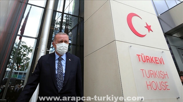 أردوغان: "البيت التركي" في نيويورك يعكس قوة أنقرة المتصاعدة