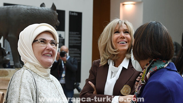 أمينة أردوغان تزور متحف "كابيتوليني" في روما