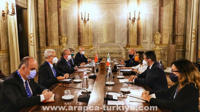 رئيس البرلمان التركي يجري سلسلة لقاءات في روما