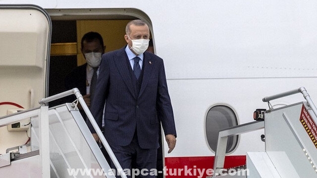 أردوغان يعود إلى تركيا قادما من أذربيجان