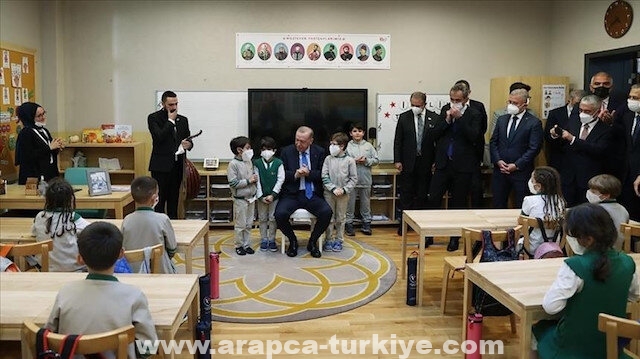 أردوغان يفتتح مدرسة ابتدائية للموسيقى بإسطنبول