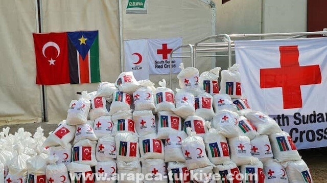 "آفاد" التركية ترسل مساعدات إنسانية لجنوب السودان