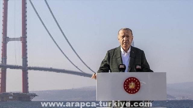 أردوغان: سنفتتح جسر جناق قلعة قبل 18 مارس المقبل