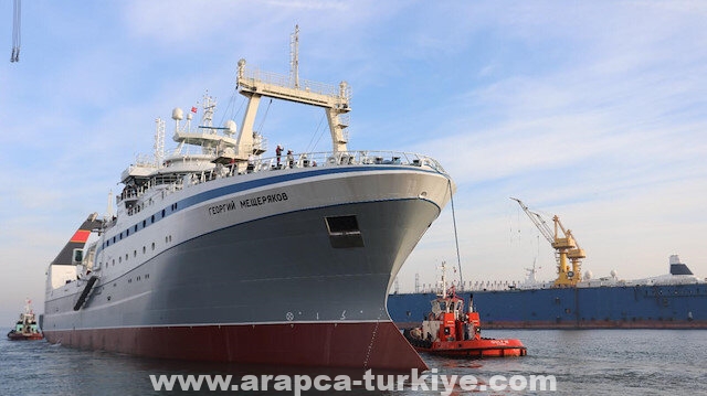 شركة تركية تكمل بناء سفينة صيد لروسيا