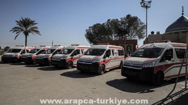"الصحة" بغزة تتسلم 27 سيارة إسعاف