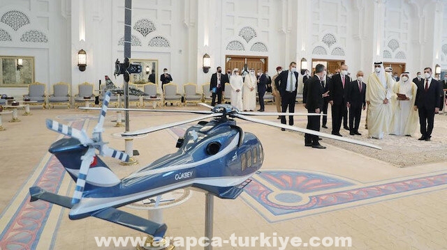 "توساش" التركية تطلع أردوغان والشيخ تميم على مشاريعها للطائرات