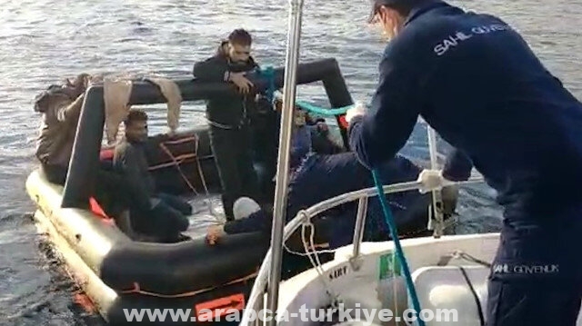إنقاذ 11 مهاجرا غير نظامي قبالة سواحل موغلا التركية