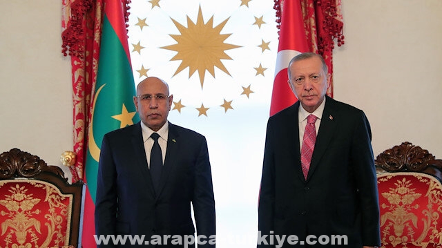 الرئيس أردوغان يلتقي نظيره الموريتاني في إسطنبول