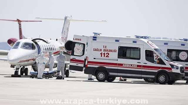 طائرات الإسعاف التركية تهب لنجدة 1081 مريضًا في الخارج