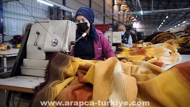تركيا.. نمو صادرات البطّانيات 25 بالمئة خلال 2021