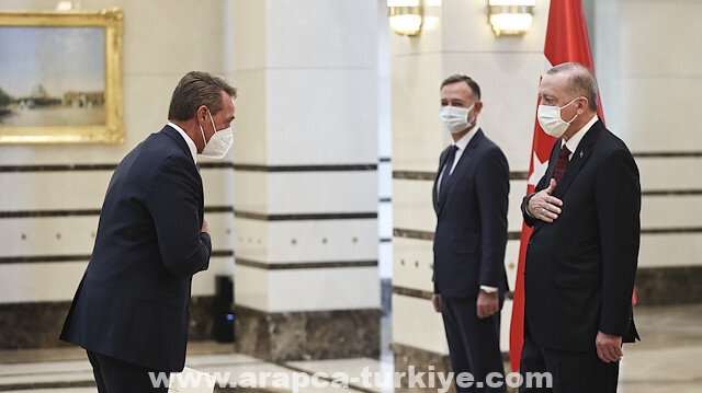 الرئيس أردوغان يتسلم أوراق اعتماد السفير الأمريكي