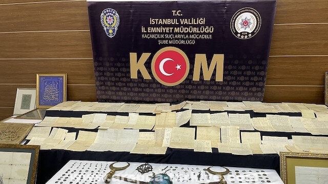 ضبط 762 قطعة أثرية في إسطنبول