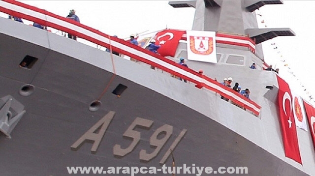تركيا.. السفينة المحلية "أفق" تنضم إلى صفوف القوات البحرية