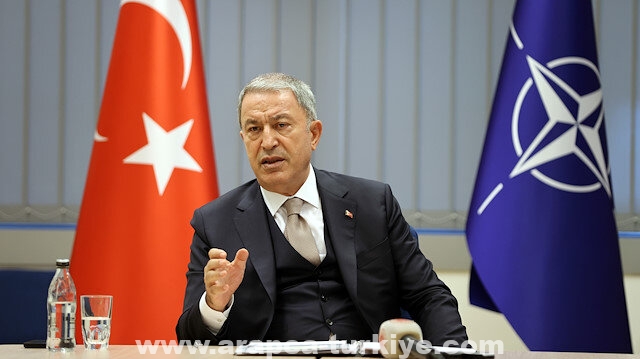 وزير الدفاع التركي: نأمل مواصلة الدبلوماسية لحل التوتر الروسي الأوكراني
