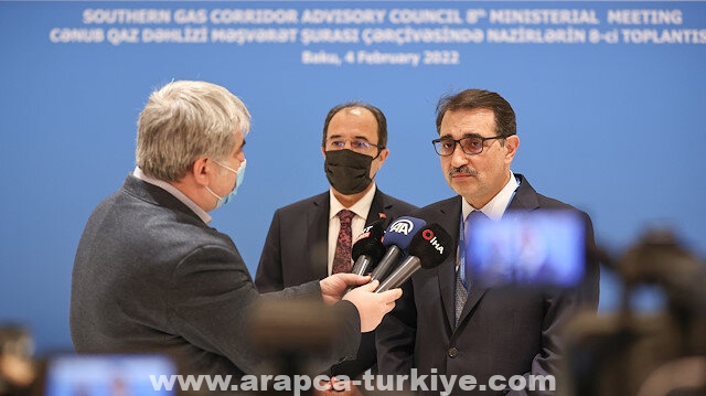 وزير الطاقة التركي: ندعم زيادة سعة خط أنابيب "تاناب"