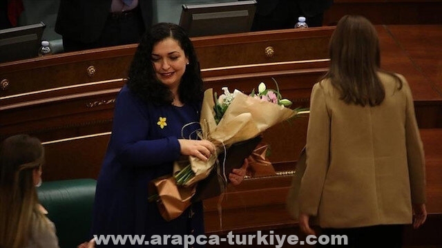 رئيسة كوسوفو تجري زيارة إلى تركيا الثلاثاء