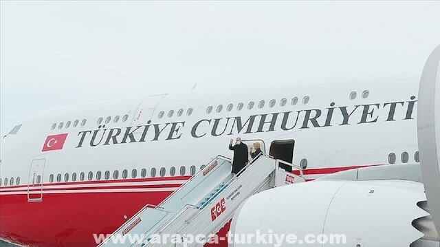 أردوغان يصل تركيا عائدا من أوزبكستان