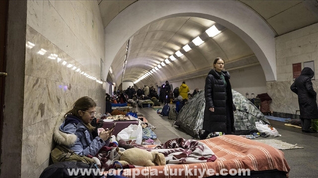 اوكرانيا.. مترو الأنفاق مأوى الهاربين من القصف الروسي