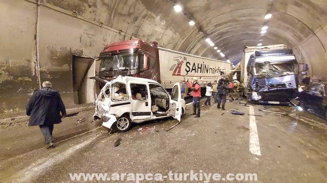 30 إصابة في حادث سير بولاية بولو التركية