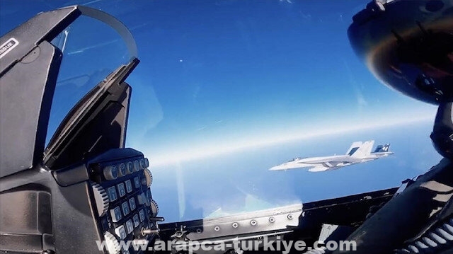 مقاتلات تركية وأمريكية تجري تدريبات شرقي المتوسط