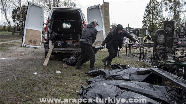 أوكرانيا: اكتشاف 40 جثة بمقبرة جماعية في بوتشا تعود لمدنيين