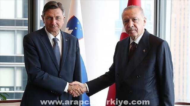 أردوغان ونظيره السلوفيني يبحثان مستجدات حرب أوكرانيا